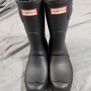 Hunter Black Classic Tall Rain Boots